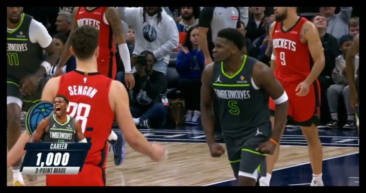  23歲186天！愛德華茲成NBA歷史上最年輕投進(jìn)1000記三分球員