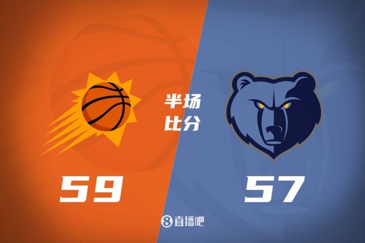  半場(chǎng)戰(zhàn)報(bào)-太陽2分領(lǐng)先灰熊 杜蘭特20分布克7+5+3 莫蘭特13分4助