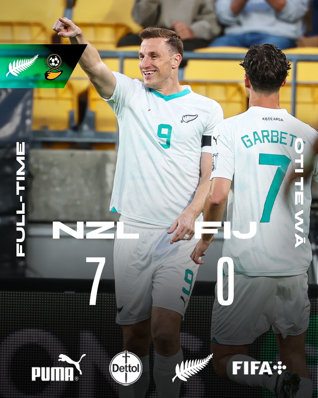  距世界杯一步之遙！新西蘭7-0進(jìn)大洋洲決賽，其FIFA排名高國足1位