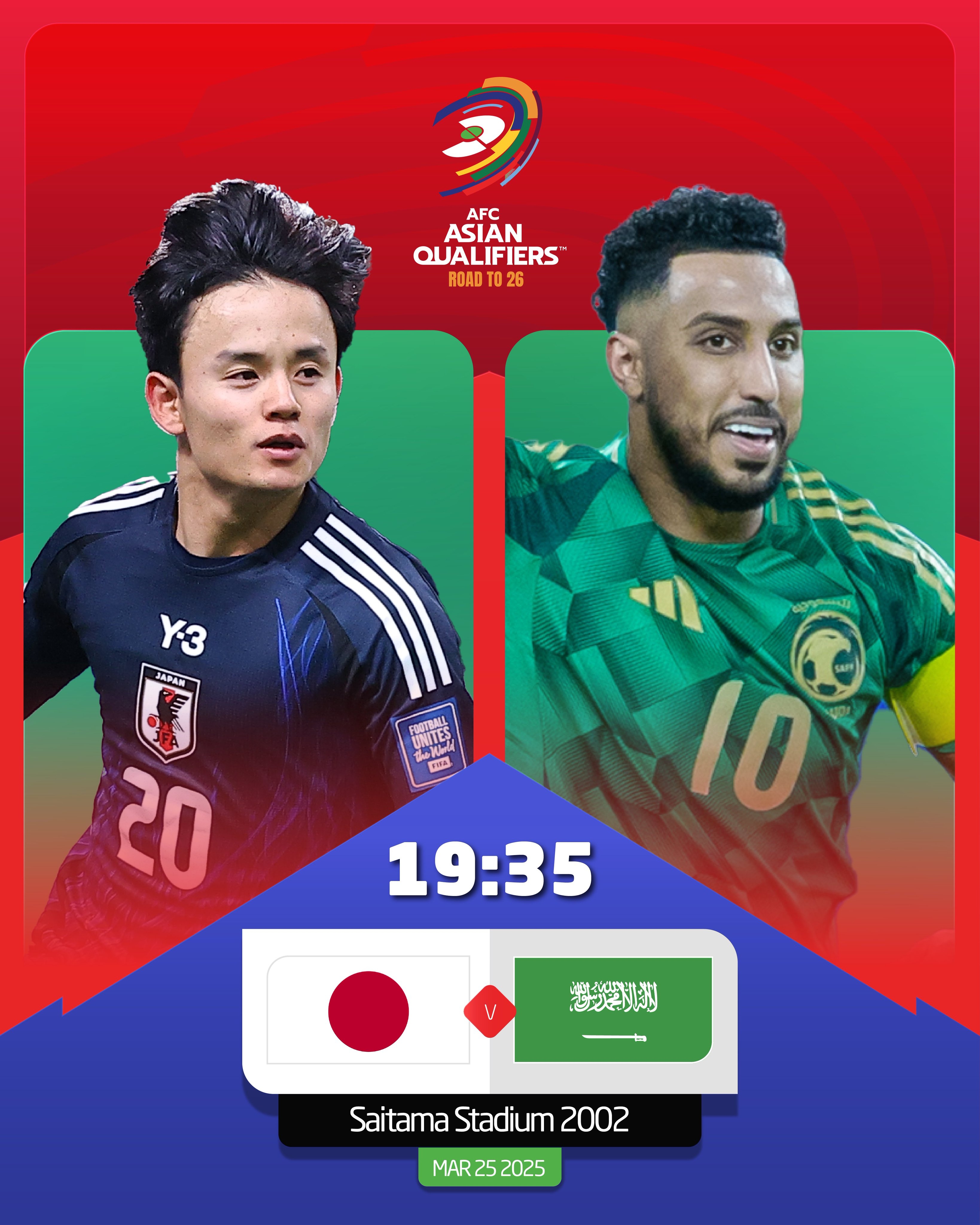  日本vs沙特首發(fā)：久保建英、前田大然、遠(yuǎn)藤航出戰(zhàn)，多薩里先發(fā)