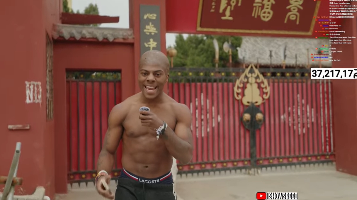  光頭造型！Speed中國行來到鄭州少林寺，上香拜佛學(xué)功夫
