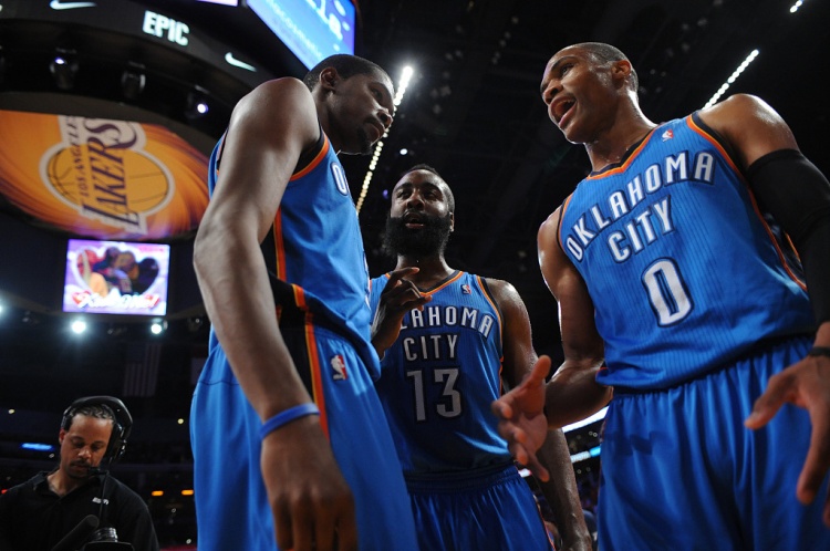  雷霆三少得分全部進(jìn)入歷史前20！他們是NBA歷史最大的如果嗎？